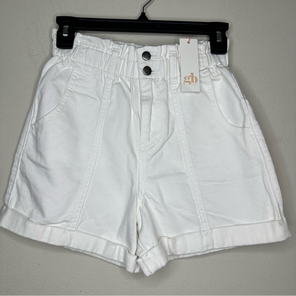 Copper Key Other - NWT Copper Key Girls White Elastic Waist Shorts Size 12